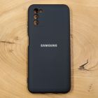 Чохол Silicone case Samsung A03S 4G Black