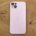 Матовий скляний чохол Glass case для iPhone 14 Plus Pink