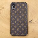 Шкіряний чохол Louis Vuitton leather case для iPhone XS Brown