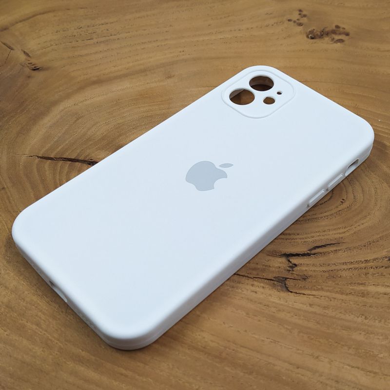 Чехол Silicone Case Full Cover для iPhone 11 як 12 White