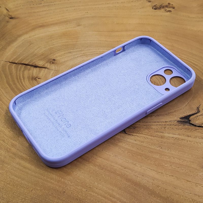 Чохол Silicone Case Full Cover для iPhone 13 Light Purple