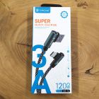 Кабель USB Type-C Celebrat HB-16 Super Quick Charge 1.2м 3A