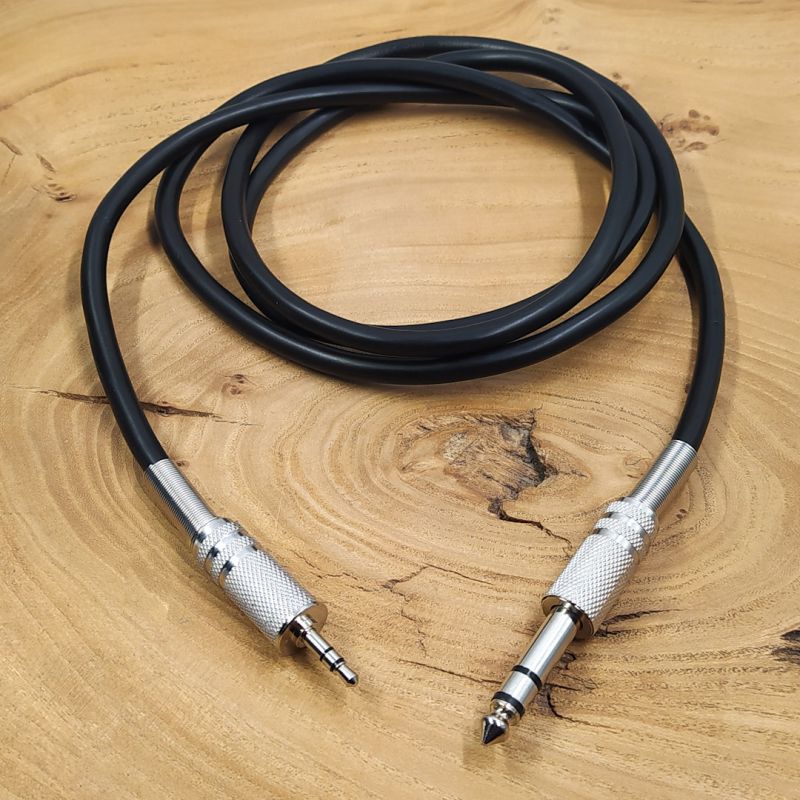 Аудіо-кабель AUX Jack 3.5mm - Jack 6.3mm 1.5m