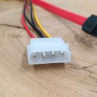 Шлейф-перехідник Molex + SATA (7+15 pin) на MicroSATA (16 pin) для 1.8" SSD/HDD 30 см