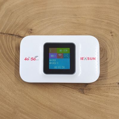 Мобільний 4G LTE-Advanced Wi-Fi роутер IEASUN MF808ES з LCD-дисплеєм
