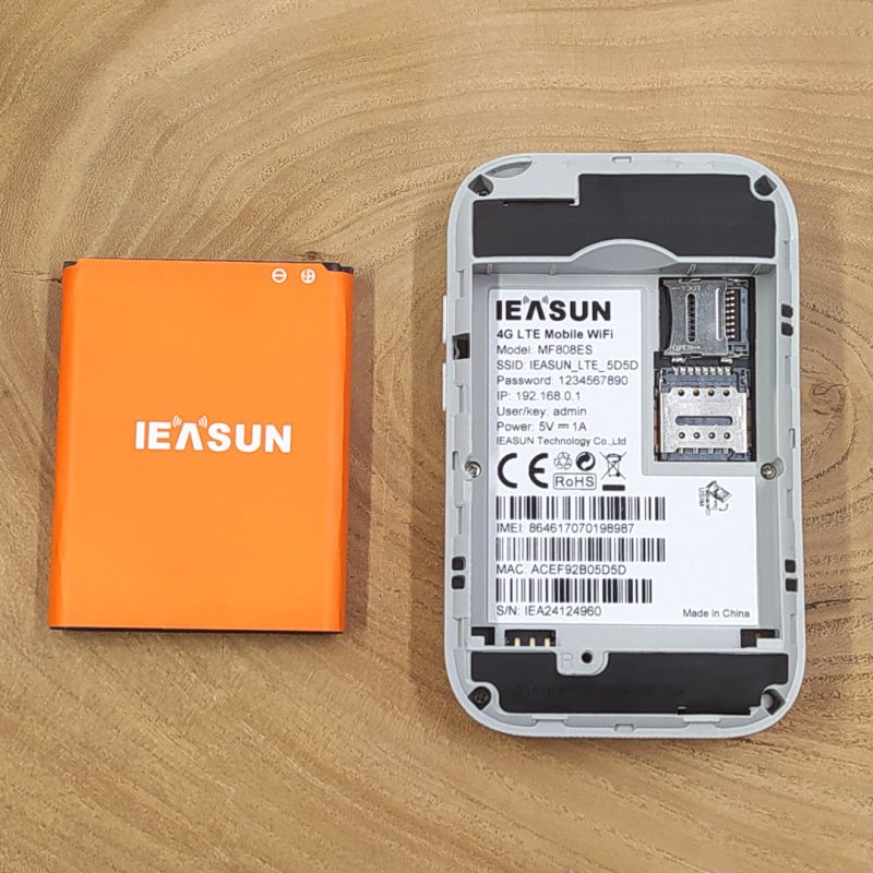 Мобільний 4G LTE-Advanced Wi-Fi роутер IEASUN MF808ES з LCD-дисплеєм