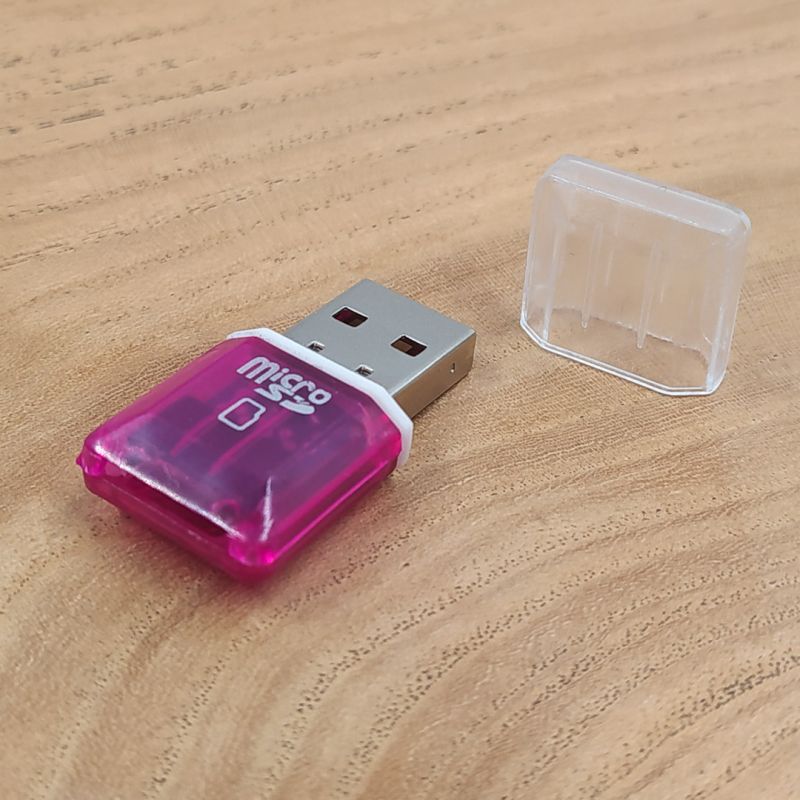 Компактний USB-картридер для MicroSD (TF)