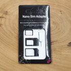 Набір адаптерів Nano SIM 3-в-1 + скріпка