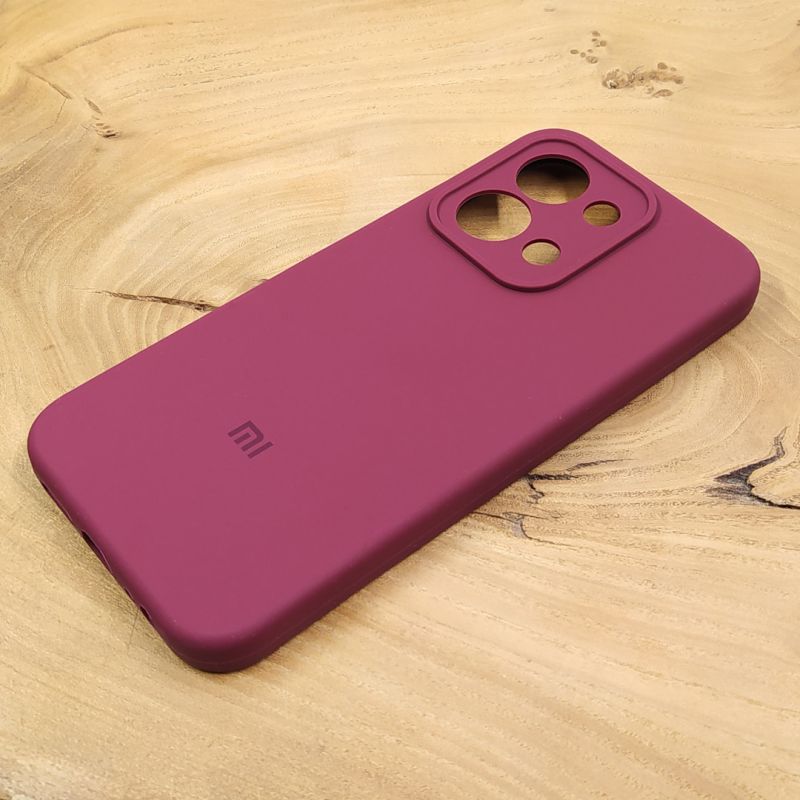 Чохол Silicone Case Xiaomi Redmi 15C 4G Marsala