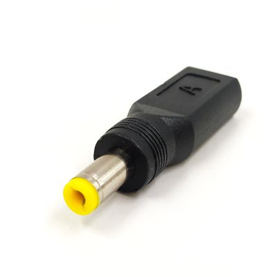 Перехідник USB Type-C (female) — DC 5.5x2.5 мм (male) з підтримкою PD 100W