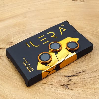 Захисне скло для камер iLera Camera Lens Protector iPhone 17 Pro/17 Pro Max Cosmic Orange