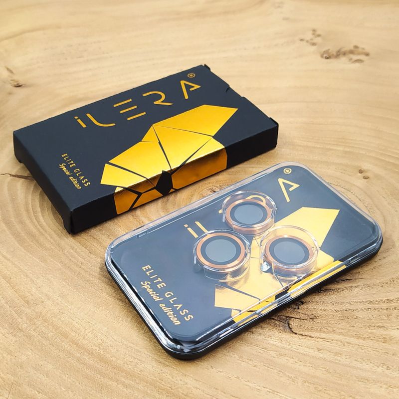 Захисне скло для камер iLera Camera Lens Protector iPhone 17 Pro/17 Pro Max Cosmic Orange