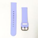 Силіконовий ремінець Soft-Touch з металевою пряжкою 20мм Light Purple