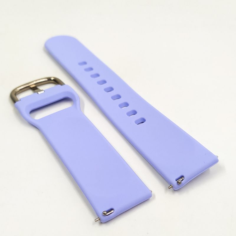 Силіконовий ремінець Soft-Touch для смарт-годинників 22mm Light Purple