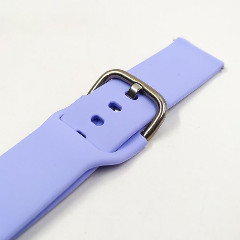 Силіконовий ремінець Soft-Touch для смарт-годинників 22mm Light Purple