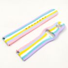Силіконовий ремінець 20мм Rainbow Pink