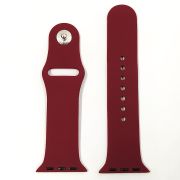 Силіконовий ремінець для Apple Watch 38/40/41/42 mm Marsala