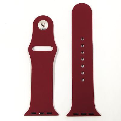 Силіконовий ремінець для Apple Watch 38/40/41/42 mm Marsala