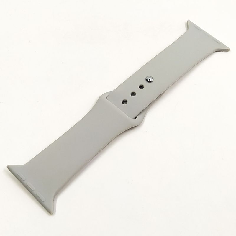 Силіконовий ремінець для Apple Watch 42/44/45/46/49 mm Gray