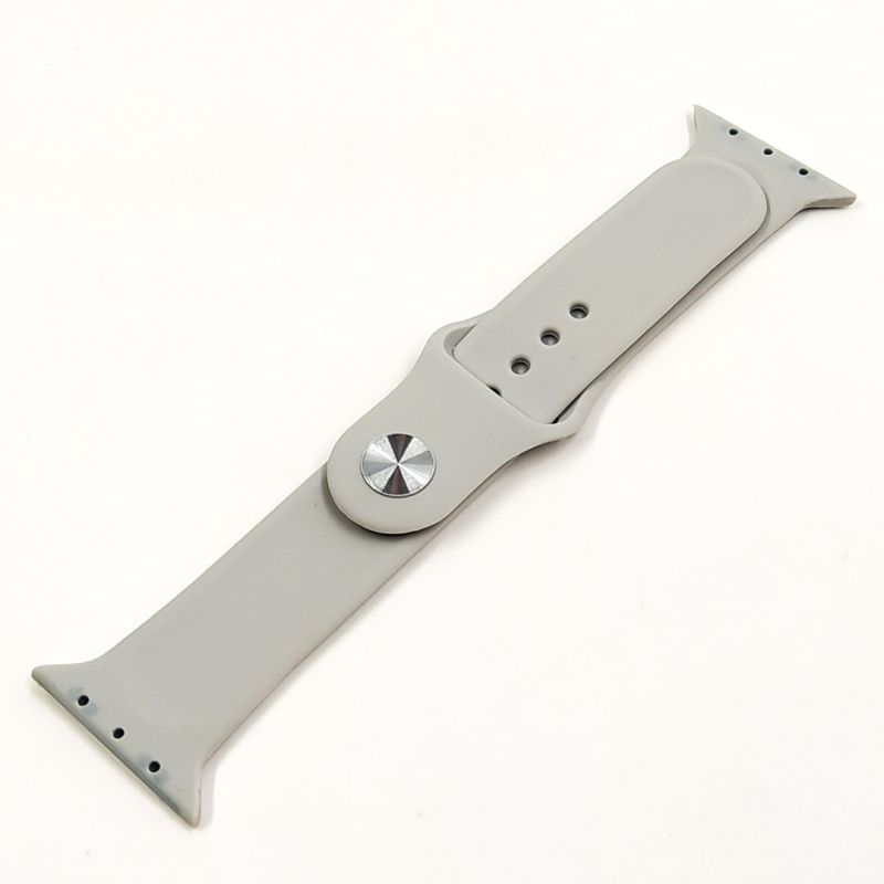 Силіконовий ремінець для Apple Watch 42/44/45/46/49 mm Gray