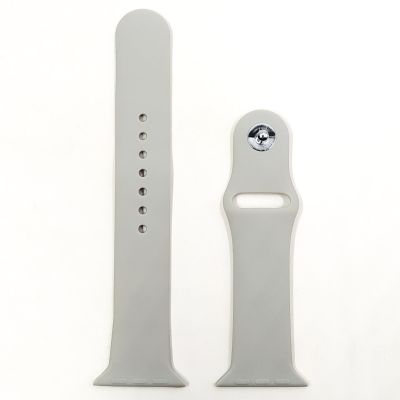 Силіконовий ремінець для Apple Watch 38/40/41/42 mm Gray