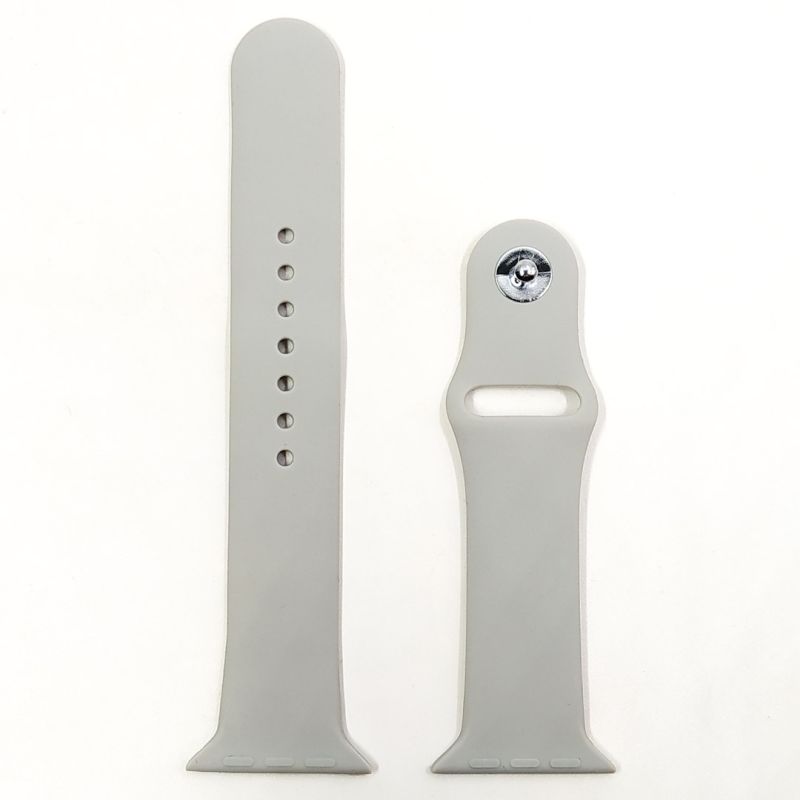 Силіконовий ремінець для Apple Watch 42/44/45/46/49 mm Gray