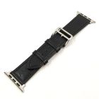 Шкіряний ремінець Leather Band для Apple Watch 42/44/45/46/49mm Black