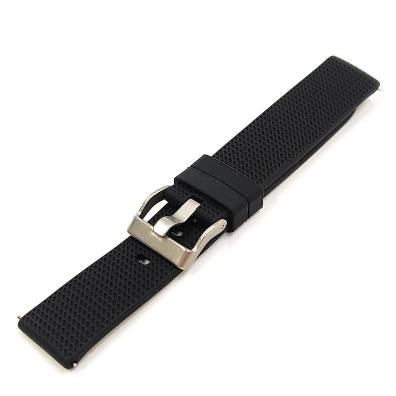 Ремінець силіконовий Fluted для Amazfit 18mm Black