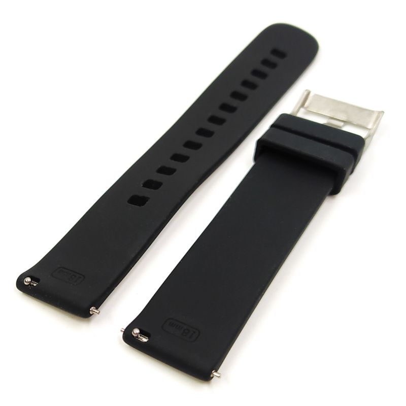 Ремінець силіконовий Fluted для Amazfit 18mm Black