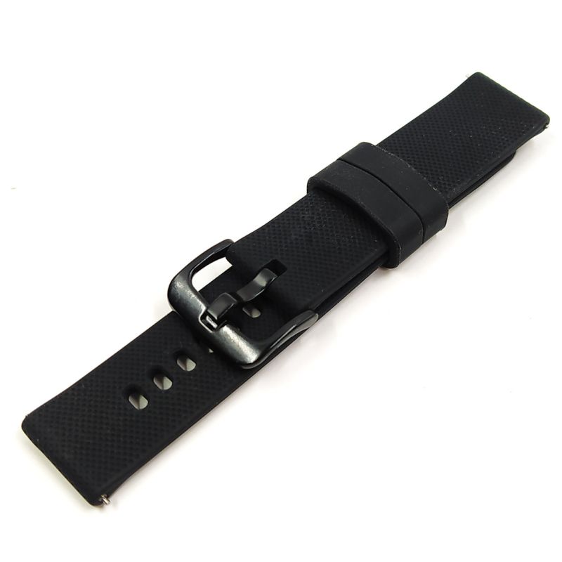Ремінець силіконовий Soft-Touch 18mm Full Black