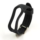 Ремінець Leather Style для Xiaomi Mi Band 5/6/7 Black