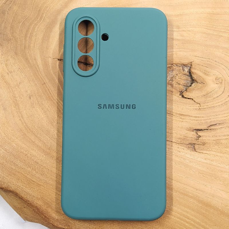 Чохол Silicone case Samsung A26 5G Blue Green