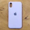 Чохол Silicone Case для iPhone Xs Light Purple