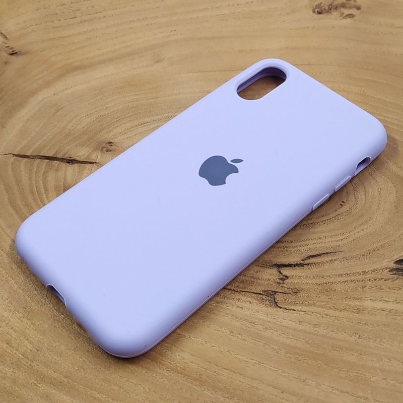Чохол Silicone Case для iPhone Xs Light Purple