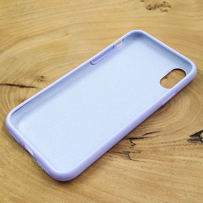 Чохол Silicone Case для iPhone Xs Light Purple