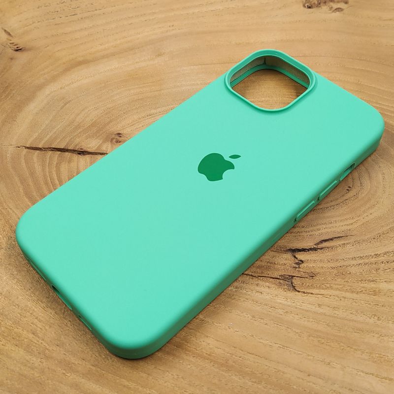 Чохол Silicone Case для iPhone 14 Mint