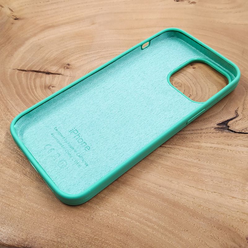 Чохол Silicone Case для iPhone 14 Pro Max Mint