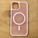 Чохол Baseus Smoke case Matte with MagSafe для iPhone 14 Pink