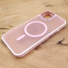Чохол Baseus Smoke case Matte with MagSafe для iPhone 14 Pink