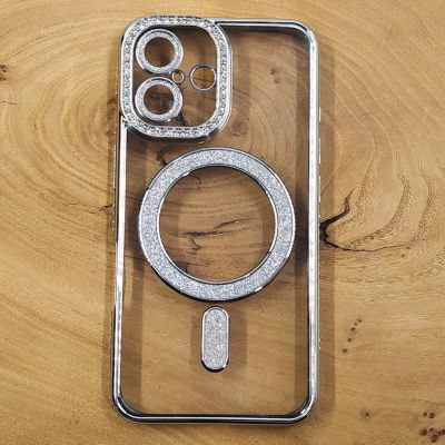 Чохол Hoco Diamond case with MagSafe для iPhone 16 Silver