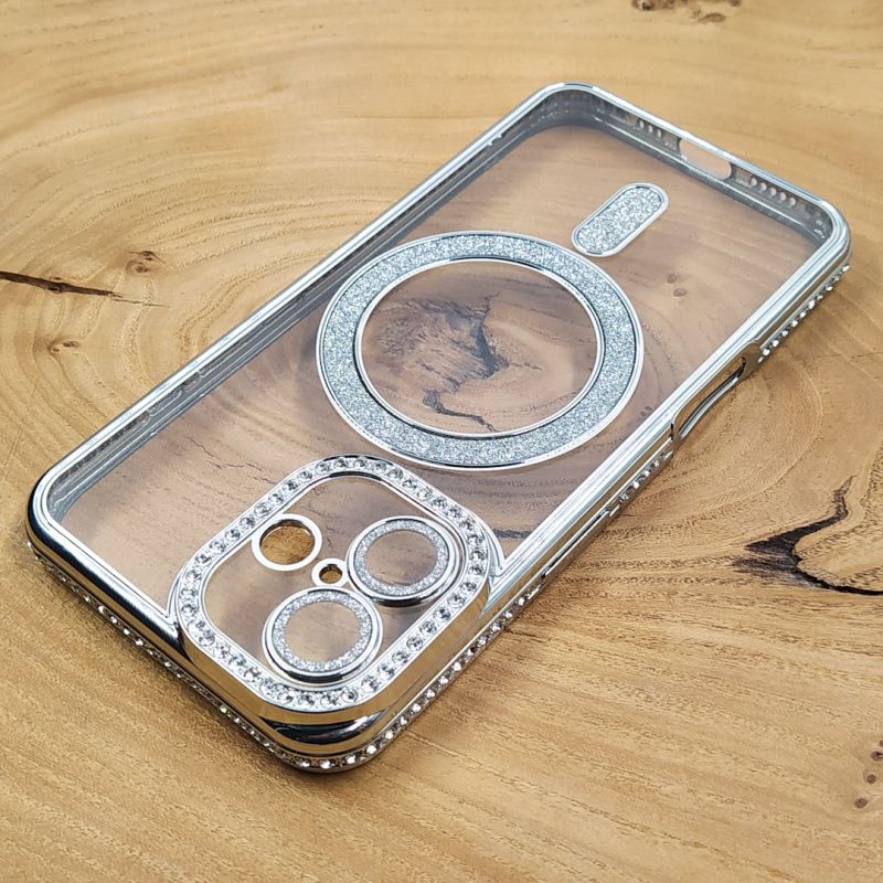 Чохол Hoco Diamond case with MagSafe для iPhone 16 Silver