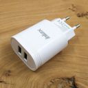 Зарядний комплект Inkax Y02 2USB/2.4A з кабелем MicroUSB