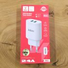 Зарядний комплект Inkax Y02 2USB/2.4A з кабелем MicroUSB