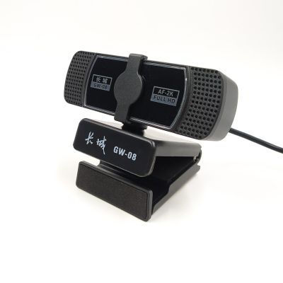 Веб-камера Greatwall GW-08 2K QHD з вбудованим мікрофоном (Black)