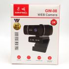 Веб-камера Greatwall GW-08 2K QHD з вбудованим мікрофоном (Black)
