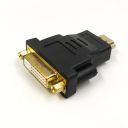 Перехідник двонаправлений HDMI (Male) - DVI-D 24+1 (Female), Black