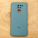 Чохол Silicone Case Xiaomi Redmi Note 9 Blue Green