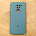 Чохол Silicone Case Xiaomi Redmi Note 9 Blue Green