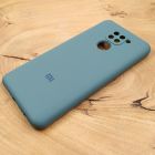 Чохол Silicone Case Xiaomi Redmi Note 9 Blue Green