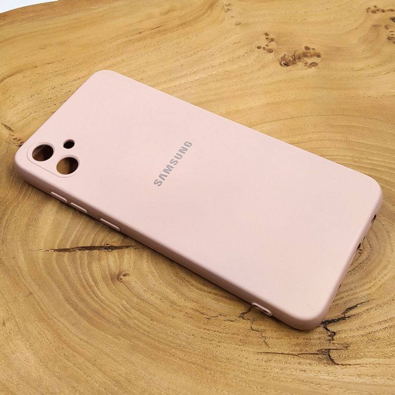 Чохол Silicone Case Samsung A05 4G Matte Pink